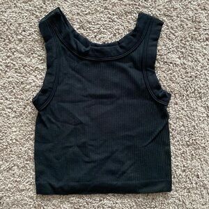 Urban Outfitters Black Ribbed Tank Top